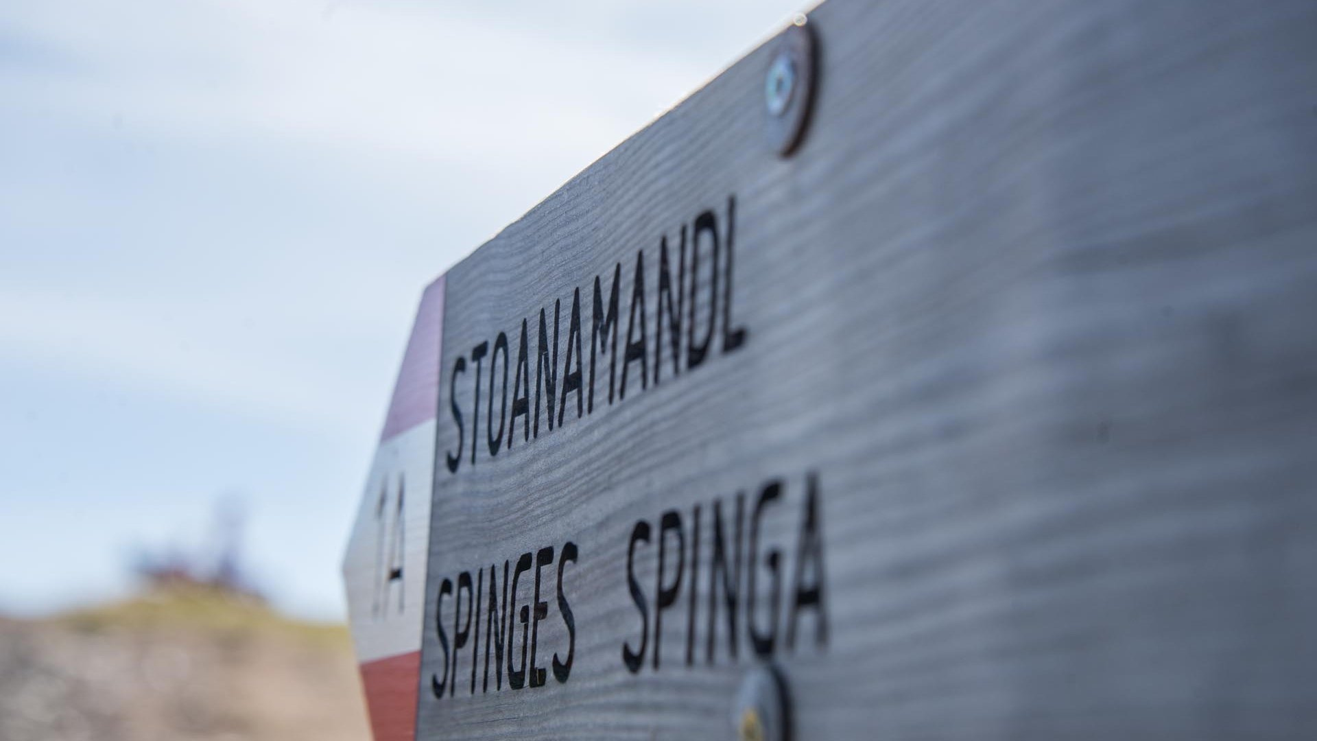 Valles - Jochtal - Steinermandl Segnavia per lo Stoanamandl